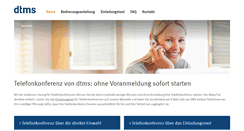 Desktop Screenshot of dtms-conference.de
