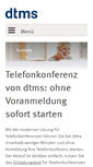 Mobile Screenshot of dtms-conference.de